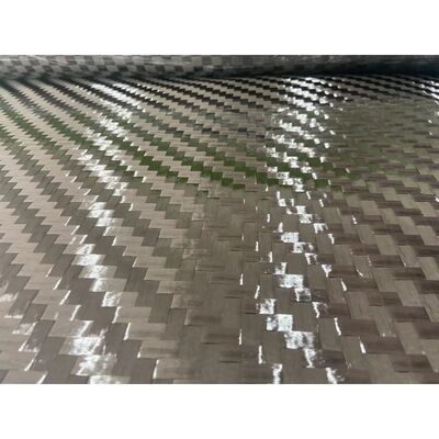 Beautiful Decorative 12k Spread Tow Carbon Fiber Fabric 50-200cm Width